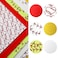 David accessories Sports Printed Faux Leather Fabric Sheets Lychee Pattern 6 Pcs 77 x 129 20 cm x 33 cm Include 2 Kinds of Leather Fabric for DIY Bows Earrings Making Crafts Sports Set A