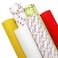 David accessories Sports Printed Faux Leather Fabric Sheets Lychee Pattern 6 Pcs 77 x 129 20 cm x 33 cm Include 2 Kinds of Leather Fabric for DIY Bows Earrings Making Crafts Sports Set A