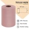 Luceinvita Dusty Rose Tulle Fabric Roll 6 Inch by 100 Yards 300 feet Sheer Netting Spool for Tutu Skirt Gift Wrapping Wedding Baby Shower Party Decorations DIY Crafts