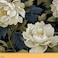 Erosebridal Peony Flannel Fabric by The Yard Flower Leaf Upholstery Florals Botanical Indoor Not Stretchy Decorative Fabric Spring Garden Green Yellow White 1 Yard