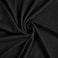FabricLA French Terry Knit Fabric 100 Cotton French Fabric by The Yard Made in USA Black 1 Yard