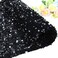 FOTSHARER Black Sequin Fabric by The Yard 1 Yard Velvet Fabric for Sewing Flip Sequins Material Sparkle Sequence Fabric Stretch Glitter Material for Wedding Dress Banquet Thick Quilting Mesh Fabric