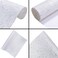 Greatdiy Sparkly Pearl White Chunky Glitter Faux Leather Roll Shiny Solid Color Winter Fabric Material for Bows Crafts Earrings 12 x 52 inch 170158