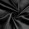 Horbaunal Black Satin Fabric 55 Wide 2 Yards Soft Charmeuse Satin Fabric for DIY Crafts Decorations Costume