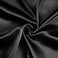 Horbaunal Black Satin Fabric 55 Wide 2 Yards Soft Charmeuse Satin Fabric for DIY Crafts Decorations Costume