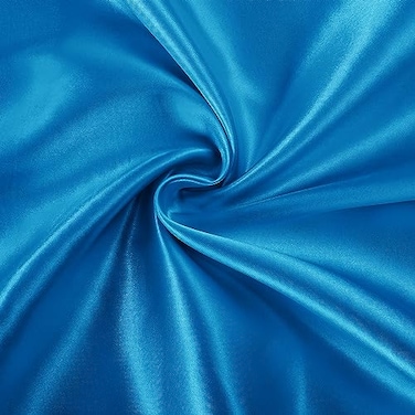 Horbaunal Turquoise Satin Fabric 55 Inch Wide by The Yard Soft Charmeuse Satin Fabric for Wedding Dress DIY Craftings Costumes 1 Yard