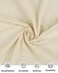 HOTGODEN Light Weight 100 Cotton Muslin Fabric 63 inch x 2510 Yards Unbleached Muslin Linen Fabric Material for Sewing Material Apparel Cloth