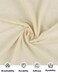 HOTGODEN Light Weight 100 Cotton Muslin Fabric 63 inch x 2510 Yards Unbleached Muslin Linen Fabric Material for Sewing Material Apparel Cloth