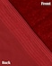 HOTGODEN Red Stretch Velvet Fabric by The Yard 63 Wide 2 Yards 95 Polyester 5 Spandex Velvet Fabric for DIY Sewing Upholstery Apparel Costume Craft