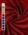 HOTGODEN Red Stretch Velvet Fabric by The Yard 63 Wide 2 Yards 95 Polyester 5 Spandex Velvet Fabric for DIY Sewing Upholstery Apparel Costume Craft