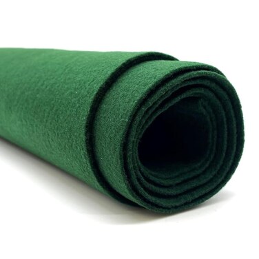 Ice Fabrics Craft Felt Fabric by The Yard 72 Wide 16mm Thick Acrylic Felt Soft and Durable Hunter Green Fabric for DIY Arts Crafts Decorations and More 2 Yards Hunter Green