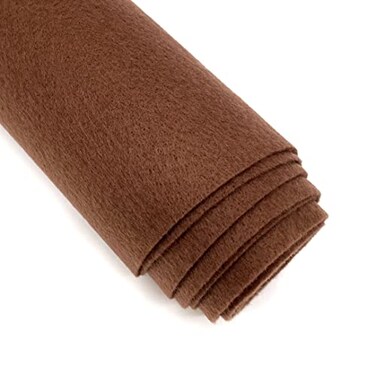 Ice Fabrics Craft Felt Fabric by The Yard 72 Wide 16mm Thick Acrylic Felt Soft and Durable Light Brown Fabric for DIY Arts Crafts Decorations and More 1 Yard Light Brown