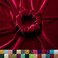 Ice Fabrics Stretch Velvet Fabric by The Yard 60 Wide Soft Stretchy Fabric for Sewing Clothes Apparel Costume Crafts 90 Polyester 10 Spandex Wine Red 1 Yard