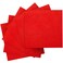 IOOLEEM Red Felt Squares 108pcs 4x4 10 cm x 10 cm PreCut Craft Felt Fabric Sheets for Sewing and Patchwork