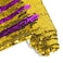 Manyshofu Mermaid Sequin Fabric Shimmer Reversible Sequin Fabric Wall Flip Sequin Fabric Mesh Glitter Fabric for Sewing DIY Graffiti Wedding Half of Yard Two Tone Gold Purple