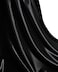 MDS Satin Fabric 5 Yards 44 Wide Silky Smooth Charmeuse Sateen Cloth for Wedding Arch Drapery Panel Backdrop Party Event Banquet Home Decoration Curtain Crafts DIY Sewing Costume Black