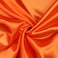MDS Satin Fabric 5 Yards 44 Wide Silky Smooth Charmeuse Sateen Cloth for Wedding Arch Drapery Panel Backdrop Party Event Banquet Home Decoration Curtain Crafts DIY Sewing Costume Orange