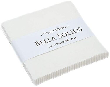 MODA Moda Bella Solids 9900PP200 Off White Charm Pack 42 5 Squares