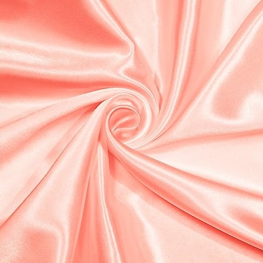 NSGZ Blush Satin Fabric by The Yard 2 Yards 60 Wide Silky Fabric Solid Satin Cloth Fabric for Bridal Wedding Dress Crafting Decoration