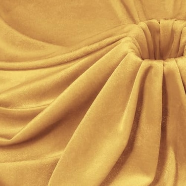 P Pothuiny Gold Velvet Fabric by The Yard 2 Yards x 60 Inch Wide Luxury Soft Stretchy Velvet Cloth Fabric for Sewing Apparel Upholstery 90 Polyester 10 Spandex