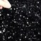 PATYDEST Black Sequin Fabric Sparkly Fabric by the Yard 1 Yard Big Payette Sequin Fabrics Mermaid Sequin Flip Fabrics Reversible Sequin Velvet Stretch Fabriced Material for Sewing Dress Making