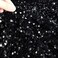 PATYDEST Black Sequin Fabric Sparkly Fabric by the Yard 1 Yard Big Payette Sequin Fabrics Mermaid Sequin Flip Fabrics Reversible Sequin Velvet Stretch Fabriced Material for Sewing Dress Making