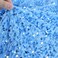 PATYDEST Sequin Fabric by the Yard Light Blue Velvet Stretch Fabric 1 Yard Sequined and Embroidered Fabric Mermaid Sequin Flip up Fabric Sparkly Sensory Sequence Fabric for Prom Dresses Wall Deocr