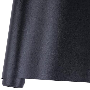 Ramya Smooth Solid Color Black Faux Leather Sheets 1Rolls 12x 53 30cm x 135cmFaux Leather is Great for Handmade DIY Craft Projects BowsLeather Earrings Black