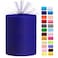 Miegecha Tulle Rolls 6 by 100 Yards 300 feet Tulle Roll Spool Fabric for DIY Tutu Skirts Wedding Baby Shower Crafts Decorations Party Supplies Royal Blue