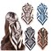 upeilxd 4Pcs Silk Head Scarves for Women Satin Hair Scarf 35Large Square Bandana Silk Like Neck Scarf Shawl BlueCoffeeBeigeBlack