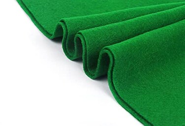 YYCRAFT 1 Yard Soft Felt by The Yard Fabric 74 Inch Wide 16mm Thick DIY Arts Crafts SewingEmerald Green