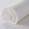 ShiDianYi 3 Feet 1 Yards 1PC Transparent WhiteSequin Fabric by The Yard Sequin Fabric Tablecloth Linen Sequin Tablecloth Table Runner 1Yards 1PC Transparent White