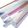 RD GARDEN Transparent Iridescent PVC Sheet Cosplay Performance Accessories Holographic Waterproof Synthetic Leather for Party Decoration 01mm Thick 118X47