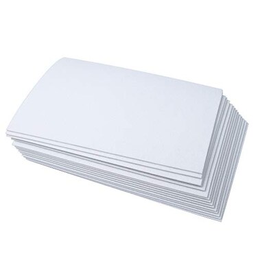 ICObuty Polyester Felt Sheet Stiff 15 Sheets 20 x 30 cm778 X 1178 in 564 in Thick White