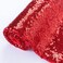 Pardecor Red Sequin Fabric 1 Yard