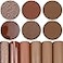 LITCHI Litchi 6 Pack 8x12 Inch Faux Leather Sheets for Bow Earring Easy to Cut Vinyl Fabric for Cricut Durable Fade Resistant Leatherette Without Smell Coffee