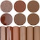 LITCHI Litchi 6 Pack 8x12 Inch Faux Leather Sheets for Bow Earring Easy to Cut Vinyl Fabric for Cricut Durable Fade Resistant Leatherette Without Smell Coffee