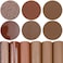 LITCHI Litchi 6 Pack 8x12 Inch Faux Leather Sheets for Bow Earring Easy to Cut Vinyl Fabric for Cricut Durable Fade Resistant Leatherette Without Smell Coffee