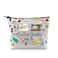 GJTIM Sewing Gift for Women Sewing Project Bag Sewing Doodles Zipper Pouch Quilter Gift Tailor Gift for Costume Designer Sewing Doodles Bag