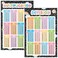 BEAWART Multiplication Chart 2 Pcs Educational Math Posters for Classroom Laminated Multiplication Division Poster Back To School Mathematics Bulletin Board Must Haves Composition Notebook