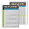 Hengulus Dynamico Laminated Multiplication Chart Math Table Poster Great Educational Aid for Learning at Home and School 3 Hole Punched Double Sided on Sturdy Laminated Card Stock 85 x 11 10 per Pack