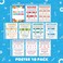 Sproutbrite 10 Pack 12x16 Parts of Speech Poster Grammar Educational Poster for Classroom Classroom Decor Decorations Middle School Works Like a Mini Grammar Guide