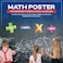 Everyday Educate Math Poster for Elementary and Middle School Classroom Excellent educational math posters Addition Subtraction Multiplication and Division 12 x 12