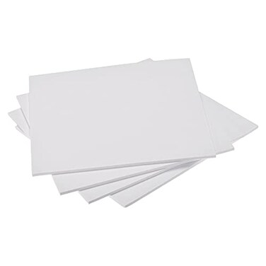 uxcell White EVA Foam Sheets 10 x 10 Inch 5mm Thickness for Crafts DIY Projects 4 Pcs