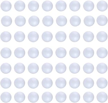 CCINEE 200PCS 1 Inch White Foam Balls Smooth Mini Round Foam Craft Ball for Easter Arts Crafts Household School Project Halloween Christmas Party Decorations