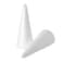 Juvale Cone Shapes Foam Cones for Crafts 287 x 725 in White Polystyrene 12 Pack DIY Decor Art Projects