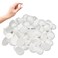 AHKUNMT Styrofoam Half Balls 1 Inch100PC Large White Half Foam Balls for Crafts DIY Craft Giant Foam Balls for Home and SchoolSmooth Solid Round Balls Half styrofoam1in100pc