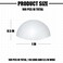 AHKUNMT Styrofoam Half Balls 1 Inch100PC Large White Half Foam Balls for Crafts DIY Craft Giant Foam Balls for Home and SchoolSmooth Solid Round Balls Half styrofoam1in100pc