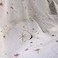 IRIZ 2 Colors Ivory and Black Tulle 3D Embroidery Mesh Lace Fabric Gold Star Gauze Fabric Wedding Fabric 51 Inches Width Sale by Yard Ivory