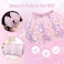 B-COOL BCOOL Sequin Fabric by The Yard 5MM Iridescent Mermaid Glitter Fabric 1 Yard Pink Sparkly Fabric for Wedding Costumes Mermaid Tail Sewing Dress Tablecloth DIY Crafts